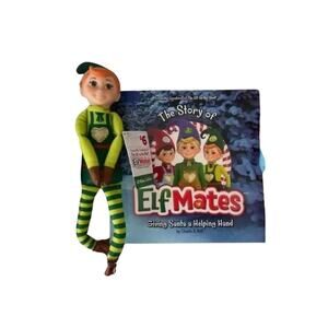 NEW Elf On The Shelf Elf Mates Book & Shirt Clothing Outfit